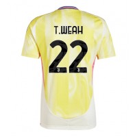 Dres Juventus Timothy Weah #22 Gostujuci 2024-25 Kratak Rukav